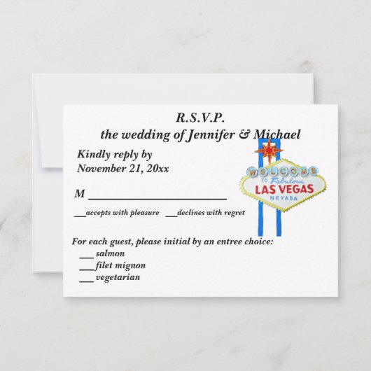 Réception de mariage RSVP Las Vegas (Dos)