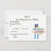 Réception de mariage RSVP Las Vegas Golden (Dos)