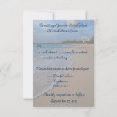 Réception de mariage RSVP s'inscrit dans l'invitat (Dos)