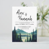 Réception De Mariage Seulement Invitation (Debout devant)