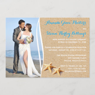 Réception de mariage uniquement Invitation Modèle 