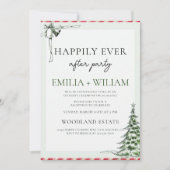 Réception de Noël après la carte Mariage de fête (Devant)