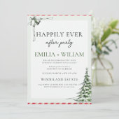 Réception de Noël après la carte Mariage de fête (Debout devant)