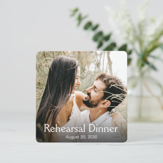 Réception de photos moderne Invitation (Debout devant)