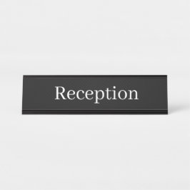 Reception Desk Name Bureau Naambordje