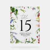 Réception d'été moderne Fleur sauvage aquarelle (Recto)