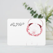 réception en verre de vin rouge RSVP (Debout devant)