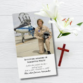 Réception funéraire moderne, Pilote, Aviation