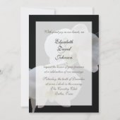 Réception mariage orchidée uniquement Faire-part d (Devant)