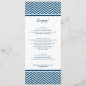 RECEPTION MENU MENU monogramme ancre nautique (Dos)