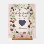 Reception This Way Floral Berry Design (Recto)