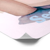 Receptioniste dag mei AI Art Poster (Hoek)