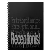 Receptioniste extraordinaire notitieboek (Voorkant)