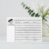 Receptkaart voor doucheparaplu informatiekaartje (Staand voorkant)