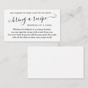 Receptverzoek voor koppel Bruisfeest Uitnodiging Informatiekaartje