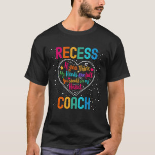 Recess Coach Appreciation Week Terug naar School H T-shirt
