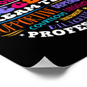 Recess Dream Team Teachers Students Monitor Back T Poster (Hoek)