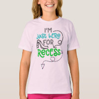 Recess - T-shirt T-shirt T-shirt T-Hanes pour fill