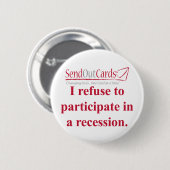 Recessie-Button Ronde Button 5,7 Cm (Voorkant /achterkant)