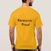 Recessiebewijs T-shirt (Achterkant)