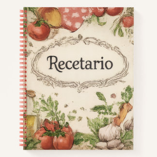 recetario notitieboek