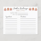 Recette Carte Noël Cookie Exchange Party (Devant)