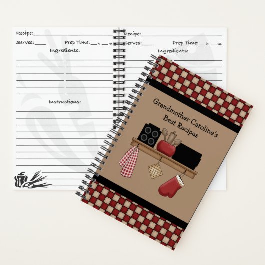 Recette chèque pays 2 Carnet spirale (À l'intérieur)