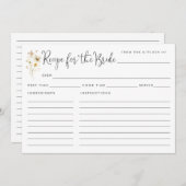 Recette chic pour les cartes florales Fleurs sauva (Devant / Derrière)