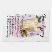 Recette classique Eggnog serviette de cuisine (Horizontal)