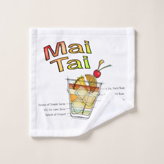 RECETTE DE COCKTAIL MAI TAI ART (Gant de toilette)