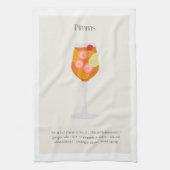 Recette de cocktail serviette de thé, Pimms Cup Il (Vertical)