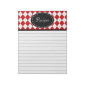 Recette de cuisine Bloc-notes cadeau (Tourné)