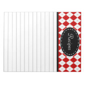 Recette de cuisine Bloc-notes cadeau (Devant)