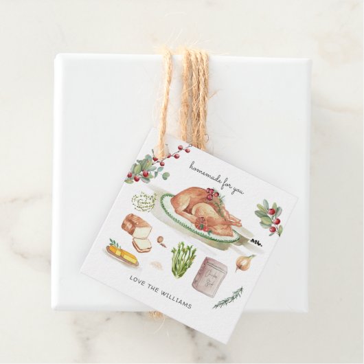 Recette de farce maison | Étiquette de faveur de T (En situation)