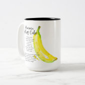 Recette de gâteau de banane grande taille Mug (Devant gauche)