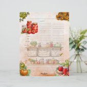 Recette de la page complète de collage de tomates (Debout devant)