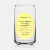 Recette de limonade de style champêtre (Verso)