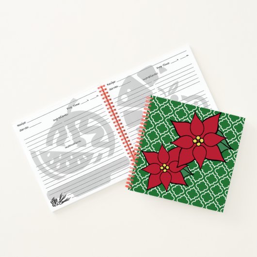 Recette de Noël de vacances livre de cuisine cadea (Intérieur)