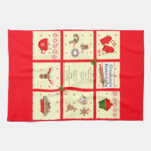 Recette de Noël Serviette de cuisine (Horizontal)