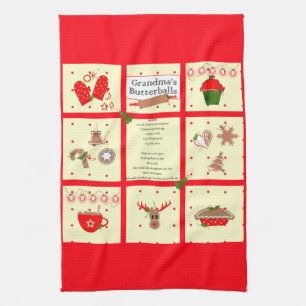 Recette de Noël Serviette de cuisine