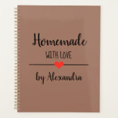 Recette de nom de script brun moderne Avery Mini C (Devant)