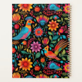 recette de script de motif floral mexicain (Dos)