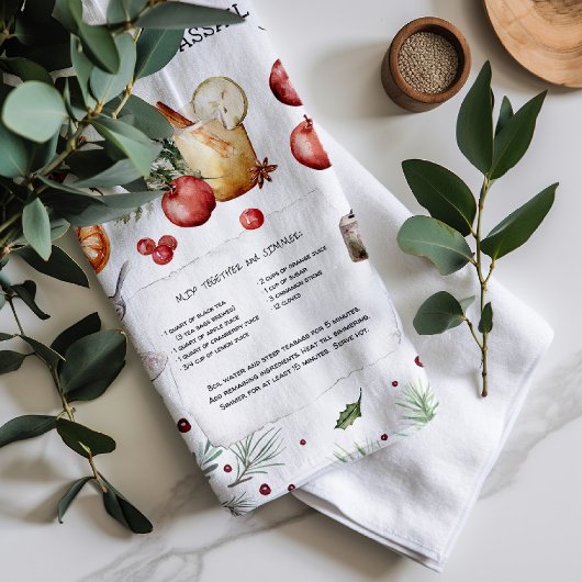 Recette de Wassail traditionnelle | Serviettes de