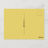 RECETTE D'OEUVRE DE VACANCES | Carte postale (Dos)