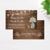 Recette du souffle de bébé rustique pour la carte  (Bureau)