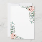 Recette Florale Rose De Poppy Blush Pour La Carte (Dos)