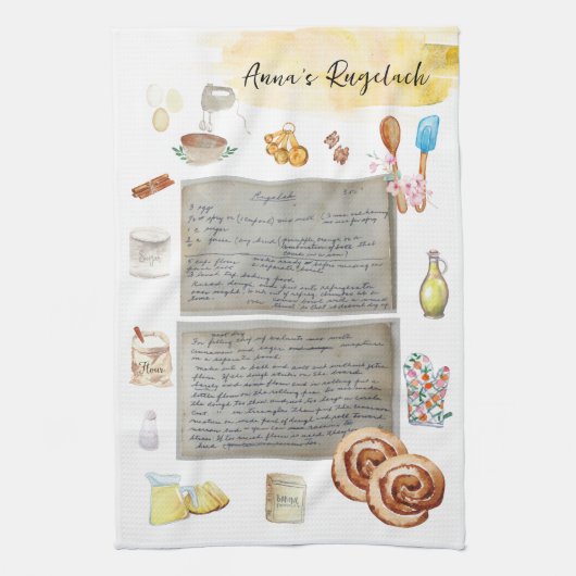 Recette Heirloom Tea Serviettes (Vertical)