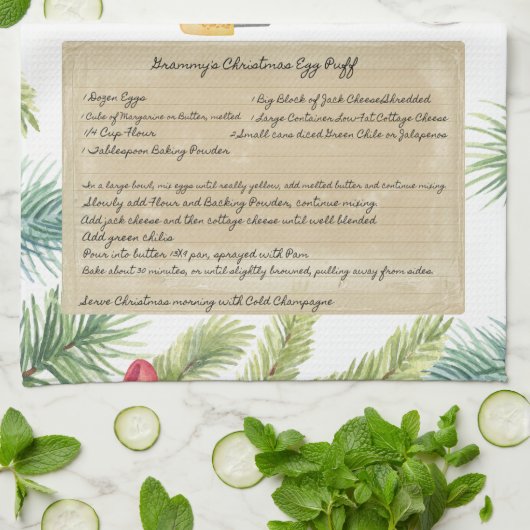 Recette Heirloom Tea Serviettes (Plié)