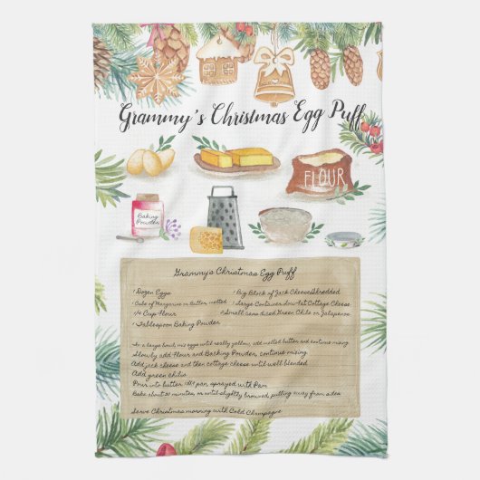 Recette Heirloom Tea Serviettes (Vertical)