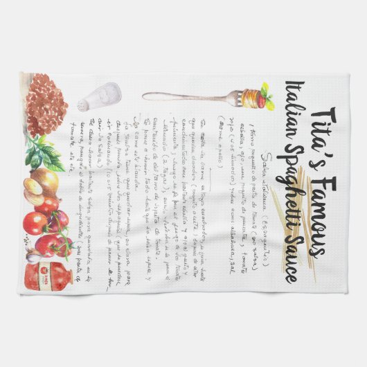 Recette Heirloom Tea Serviettes (Horizontal)